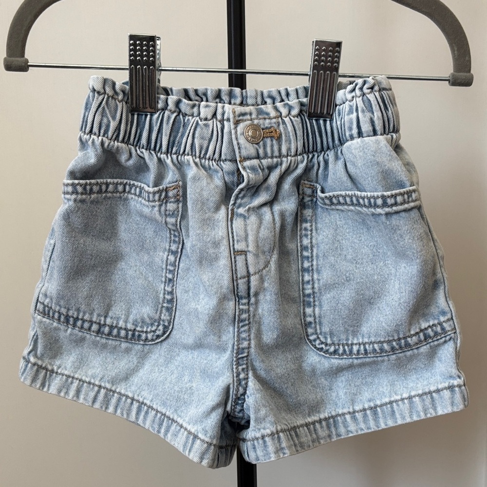 Zara Light Blue Denim Shorts 4T
